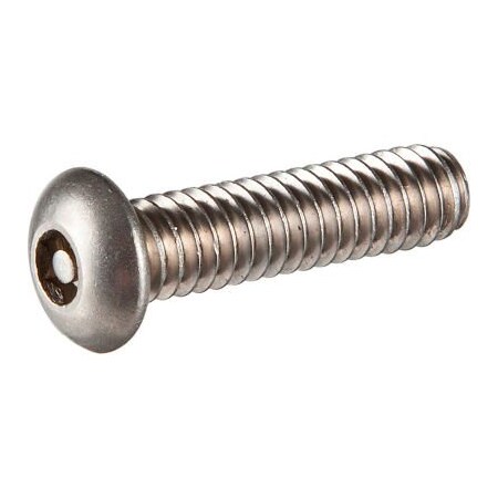 10-24 x 1-1/2in Tamper-Proof Security Cap Screw - Button Socket Head - 18-8 Stainless Steel - 50 Pk